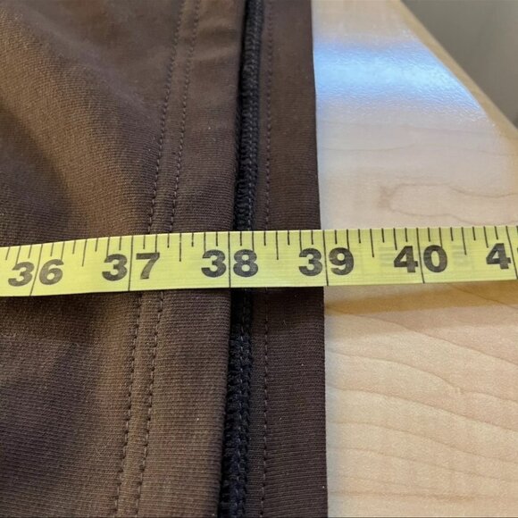 ❤️ CMC Color Me Cotton Brown Maxi Dress Longsleeves Size XS - Picture 11 of 13